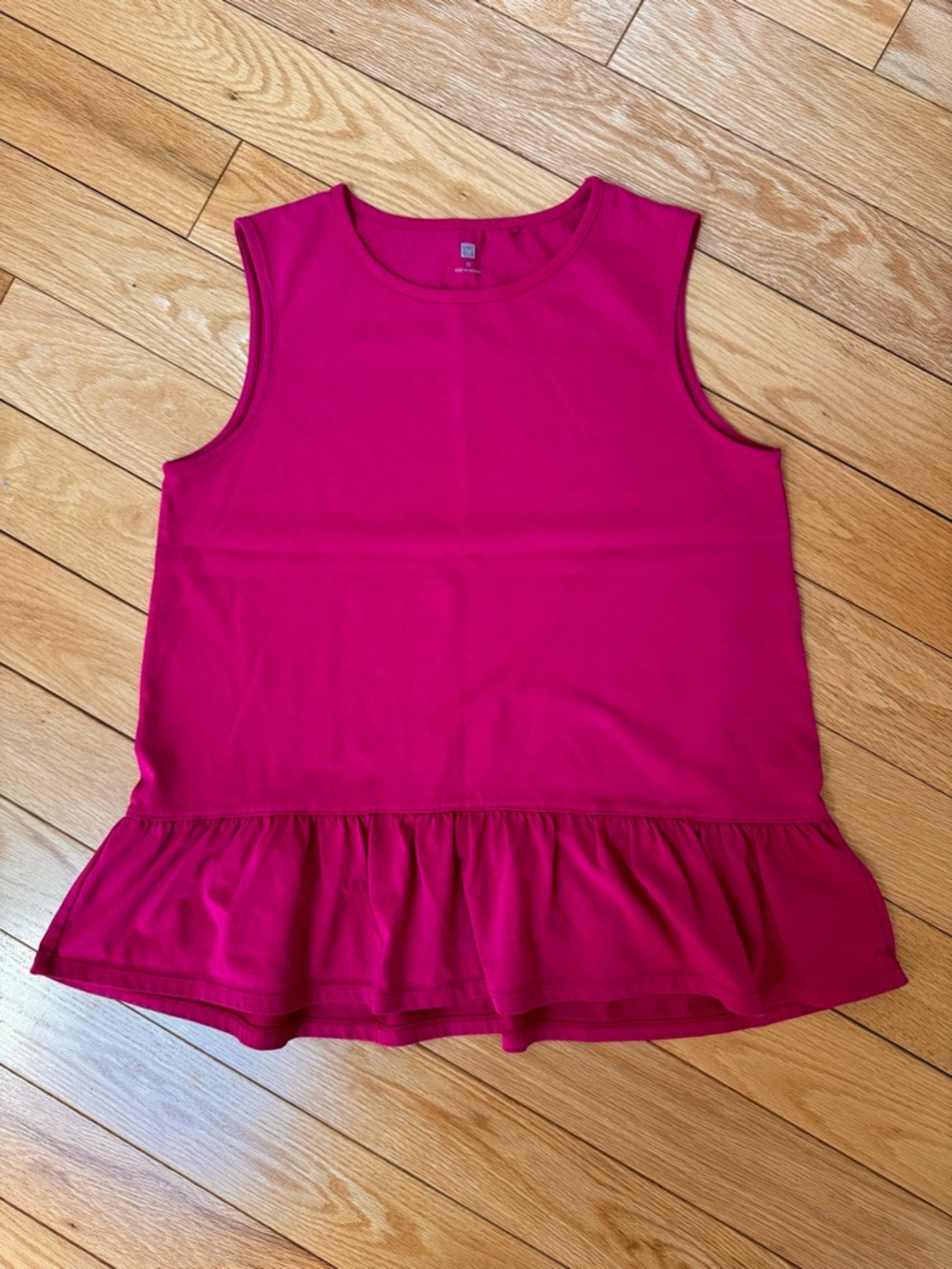 Uniqlo Kids Sleeveless AIRism Top - Hot Pink